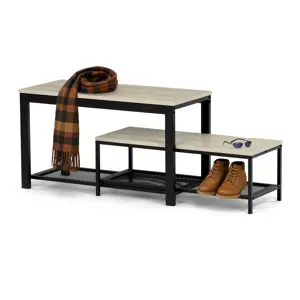 Botník set 2 ks, dub Sonoma