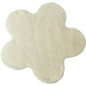 Koberec Flower Ivory, pr. 90 cm