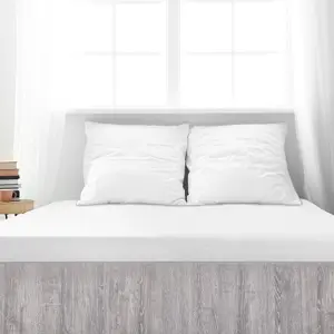 4Home jersey prostěradlo Mako bílá, 90 x 200 cm