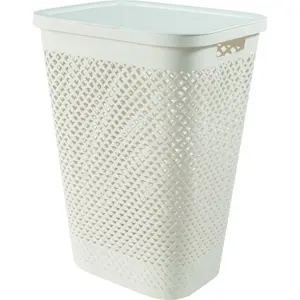 Curver Koš na špinavé prádlo Pure 55 l, béžová