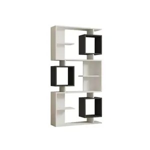 Knihovna Icardi Anthracite and White