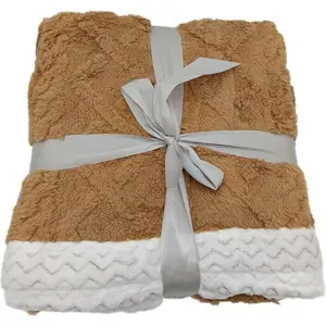 Beránková deka Island oříšek, 150 x 200 cm