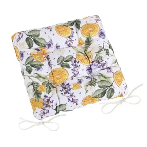 Bellatex Sedák DITA prošívaný Pomeranč, 40 x 40 cm