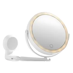 Nástěnné zvětšovací kosmetické zrcátko s podsvícením