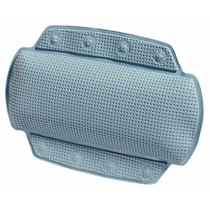 Spirella Polštář do vany ALASKA, světle šedá, 32 x 23 cm