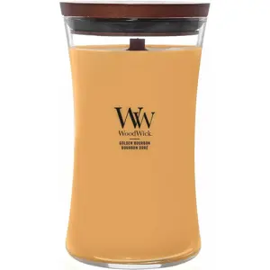 WoodWick Vonná svíčka váza velká Golden Bourbon, 609 g