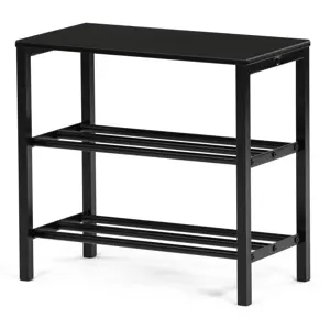 Botník 83168-42 BK, kov, černá