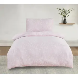 Žakárové povlečení Boston růžová, 140 x 200 cm, 70 x 90 cm