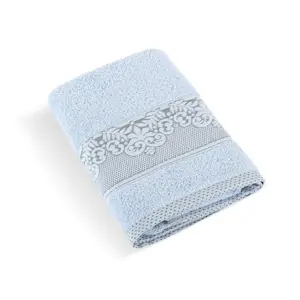 Bellatex Froté ručník kolekce Orchidea světle modrá, 50 x 100 cm, 50 x 100 cm