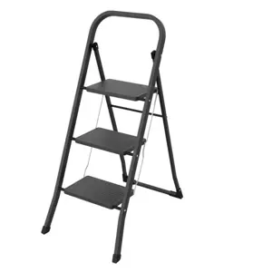 Schůdky ocelové MINIFERO 3, černá