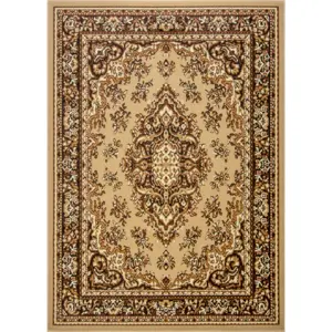 Spoltex Kusový koberec Samira 12001 beige, 60 x 110 cm