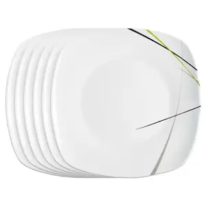 Orion Talíř porc. GREEN hran. dezert