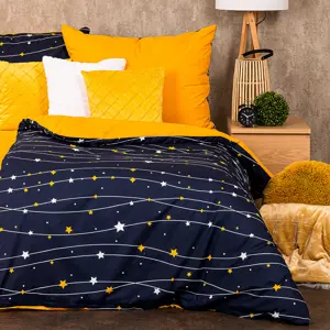 4Home Bavlněné povlečení Night sky, 140 x 220 cm, 70 x 90 cm
