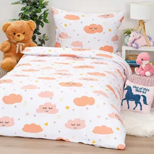 4Home Bavlněné povlečení Pink Clouds, 140 x 200 cm, 70 x 90 cm