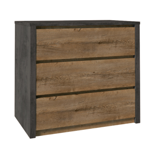 Komoda MONTANA K3S, šedá