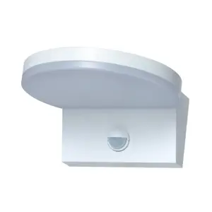 Rabalux 77120 venkovní nástěnné LED svítidlo se senzorem Batida, bílá