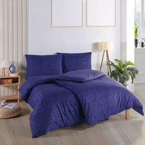 BedTex Bavlněné povlečení Geo Future Dusk modrá, 140 x 200 cm, 70 x 90 cm, 140 x 200 cm, 70 x 90 cm