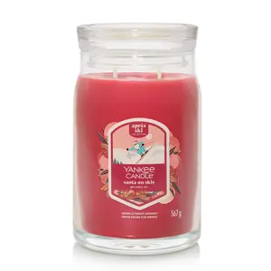 Yankee Candle Vonná svíčka velká Signature Santa On Skis, 567 g, L