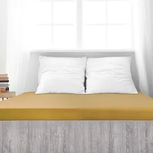 4Home froté prostěradlo Ideál hořčicová, 140 x 200 cm