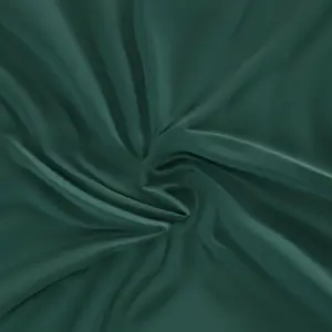 Kvalitex Saténové prostěradlo s gumou tmavě zelená, 160 x 200 cm