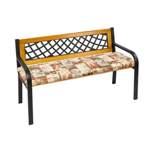 Bellatex Sedák na lavici hladký Káva, 40 x 150 cm